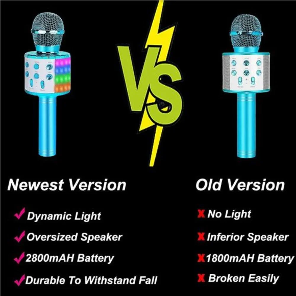 Karaoke Microphone for Kids Gifts Age 4-12,Hot Toys for 5 6 7 8 Year Old Kids